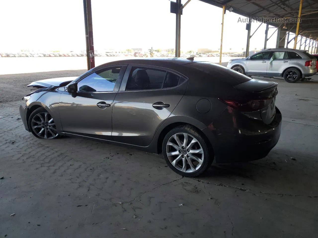 2014 Mazda 3 Touring Gray vin: JM1BM1V34E1153245