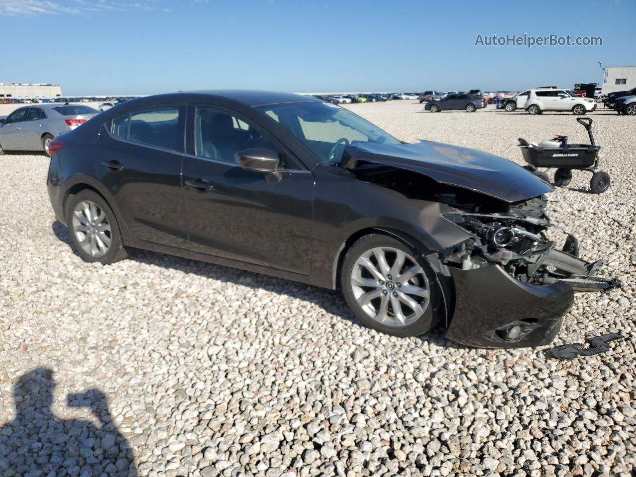 2014 Mazda 3 Touring Charcoal vin: JM1BM1V34E1162317