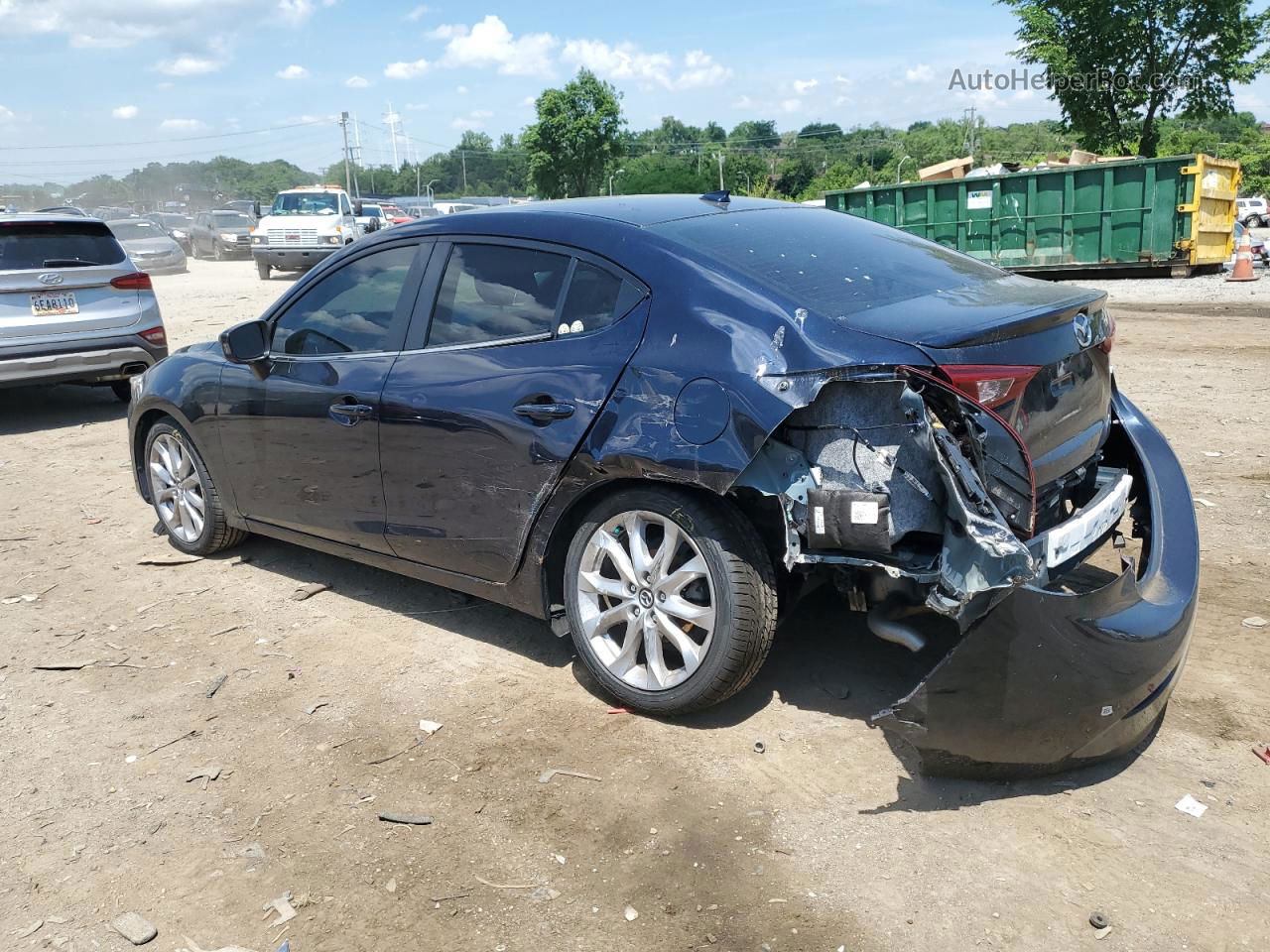 2014 Mazda 3 Touring Blue vin: JM1BM1V35E1154730