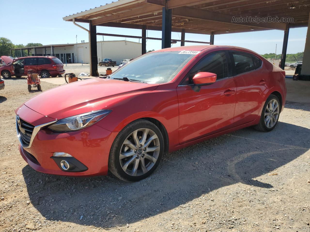 2014 Mazda 3 Touring Red vin: JM1BM1V35E1210388