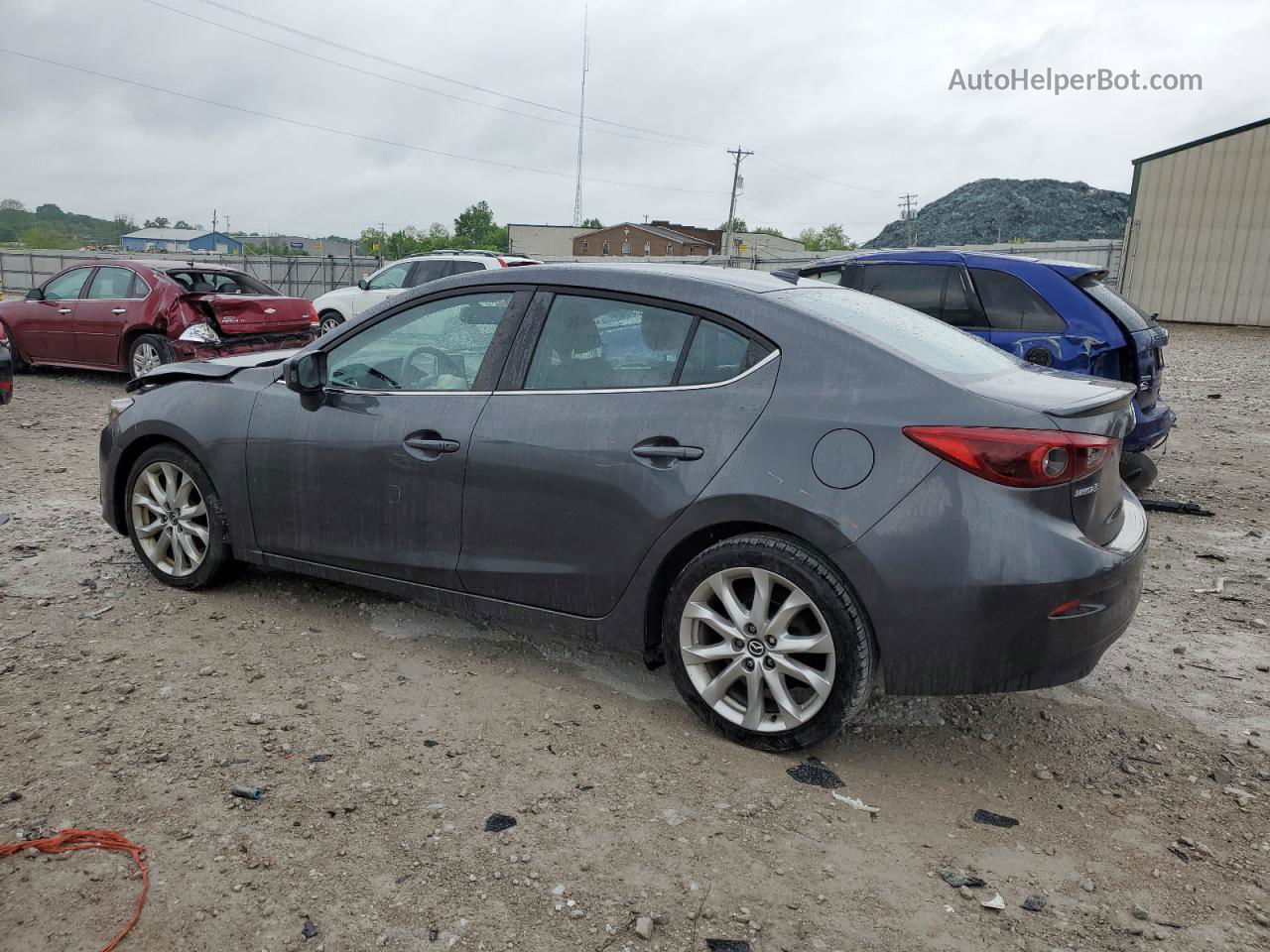 2014 Mazda 3 Touring Gray vin: JM1BM1V36E1110896