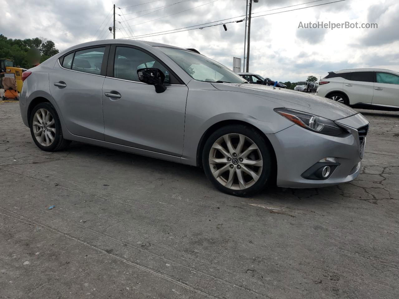 2014 Mazda 3 Touring Silver vin: JM1BM1V36E1138861