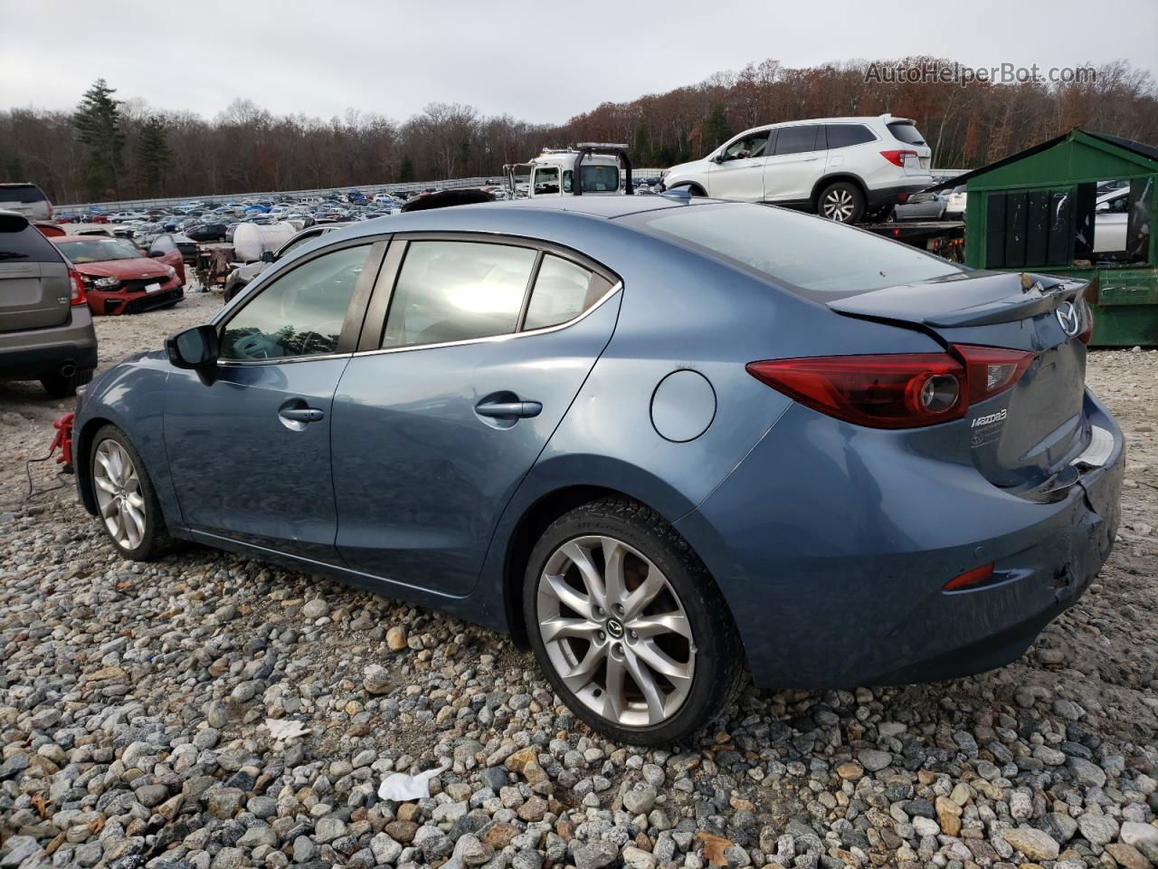 2014 Mazda 3 Touring Blue vin: JM1BM1V36E1183914