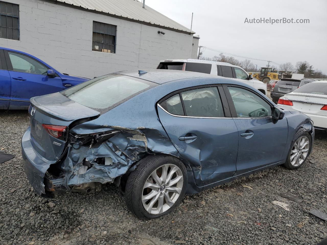 2014 Mazda 3 Touring Blue vin: JM1BM1V36E1189566