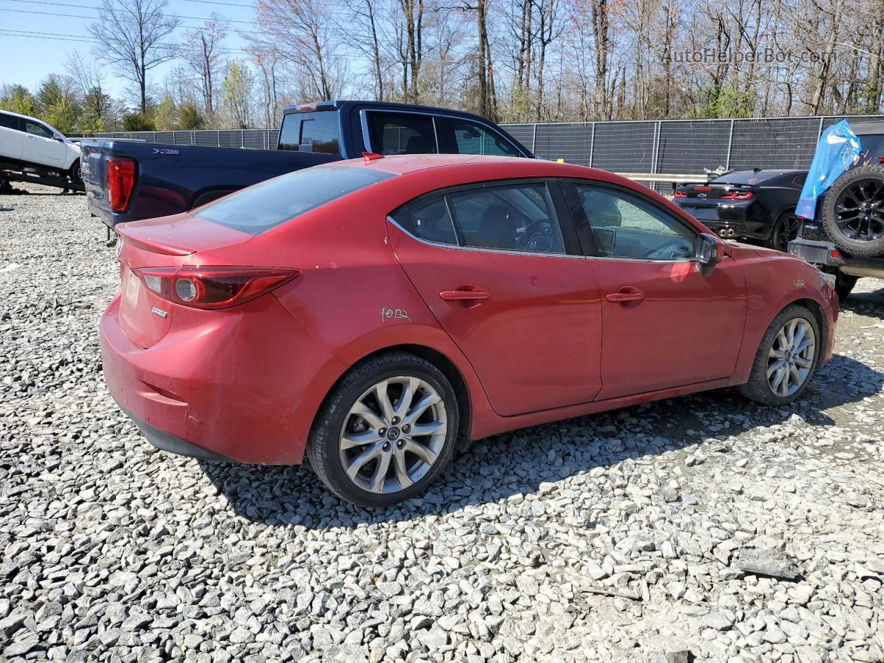 2014 Mazda 3 Touring Red vin: JM1BM1V39E1117583