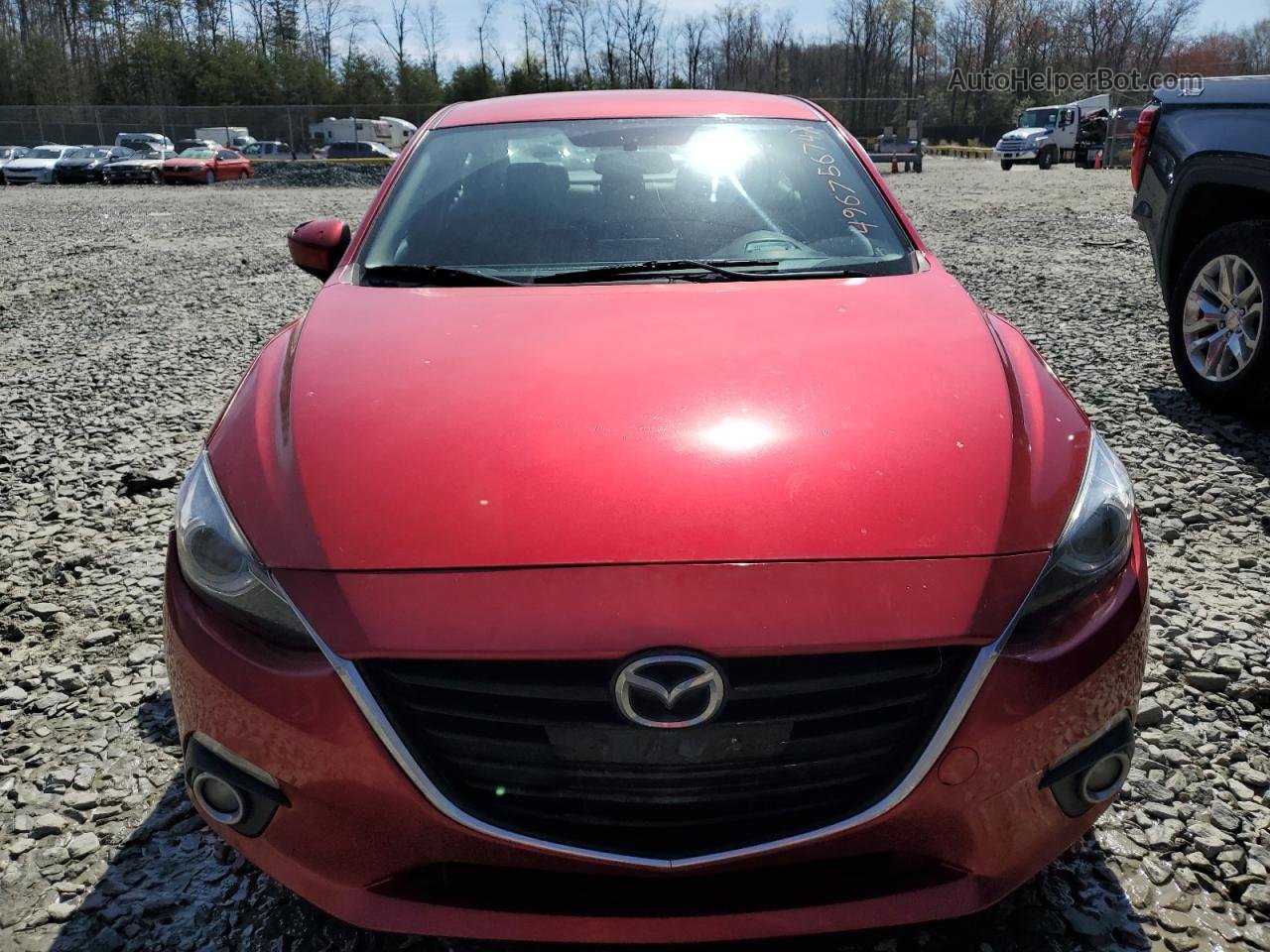 2014 Mazda 3 Touring Красный vin: JM1BM1V39E1117583