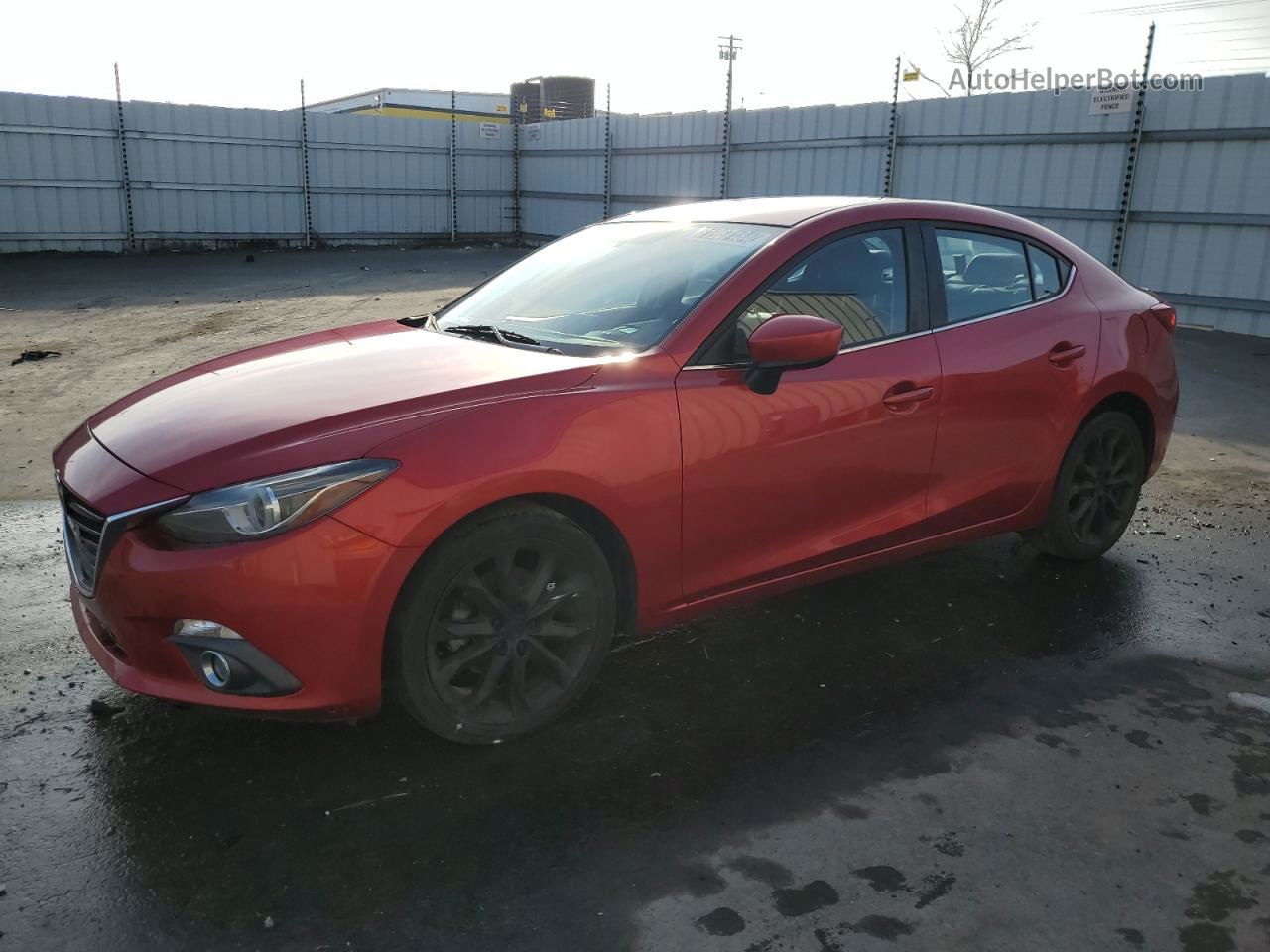2014 Mazda 3 Touring Red vin: JM1BM1V39E1159073