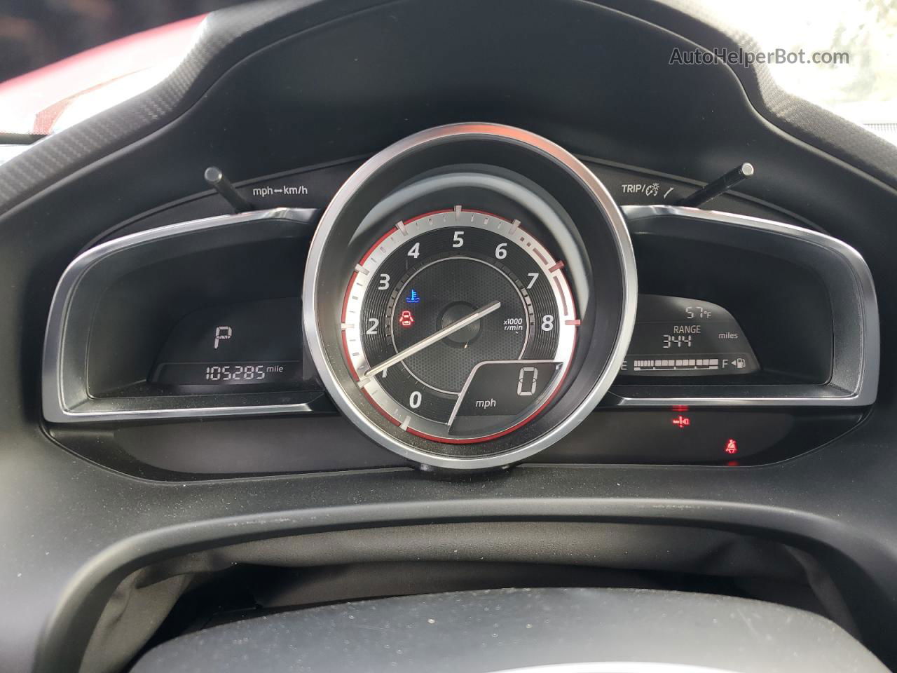 2014 Mazda 3 Touring Red vin: JM1BM1V39E1159073