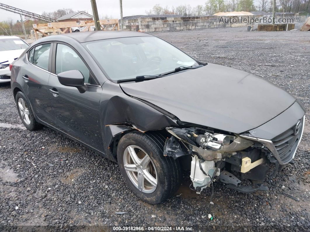 2014 Mazda Mazda3 I Touring Gray vin: JM1BM1V70E1112209