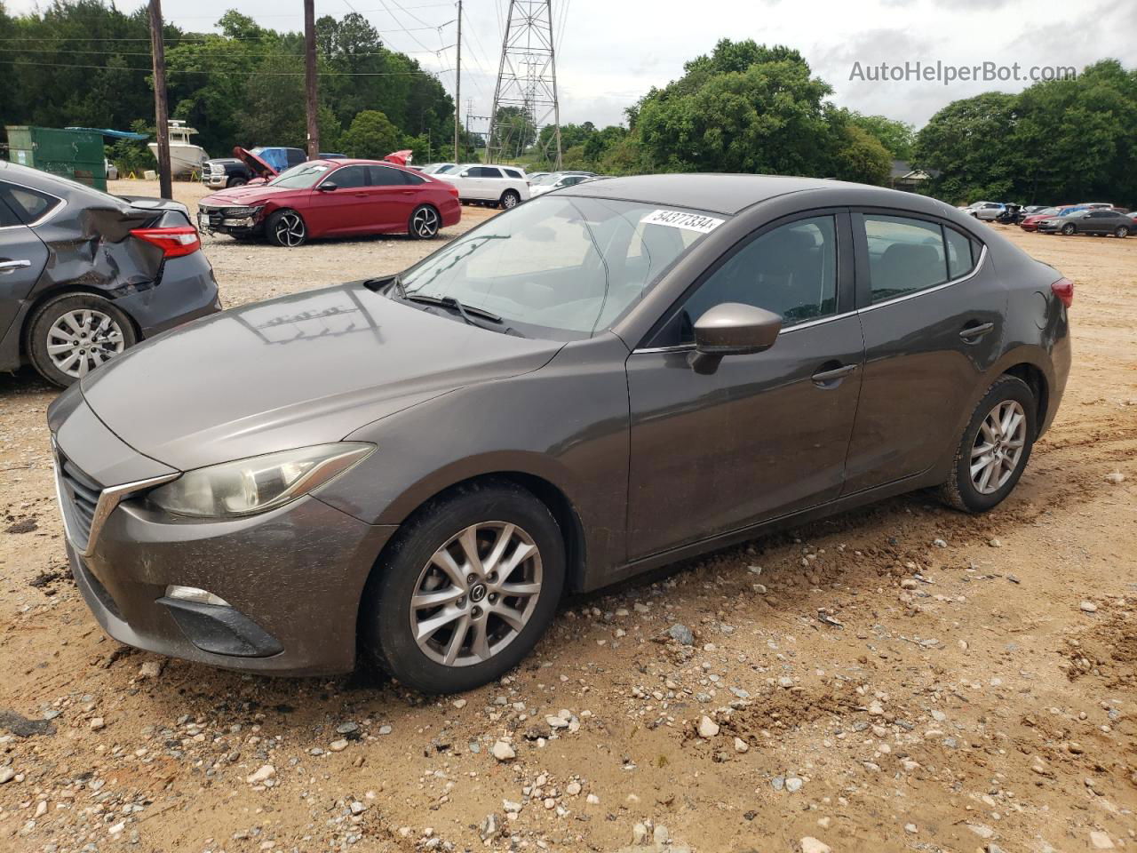 2014 Mazda 3 Touring Gray vin: JM1BM1V70E1113506