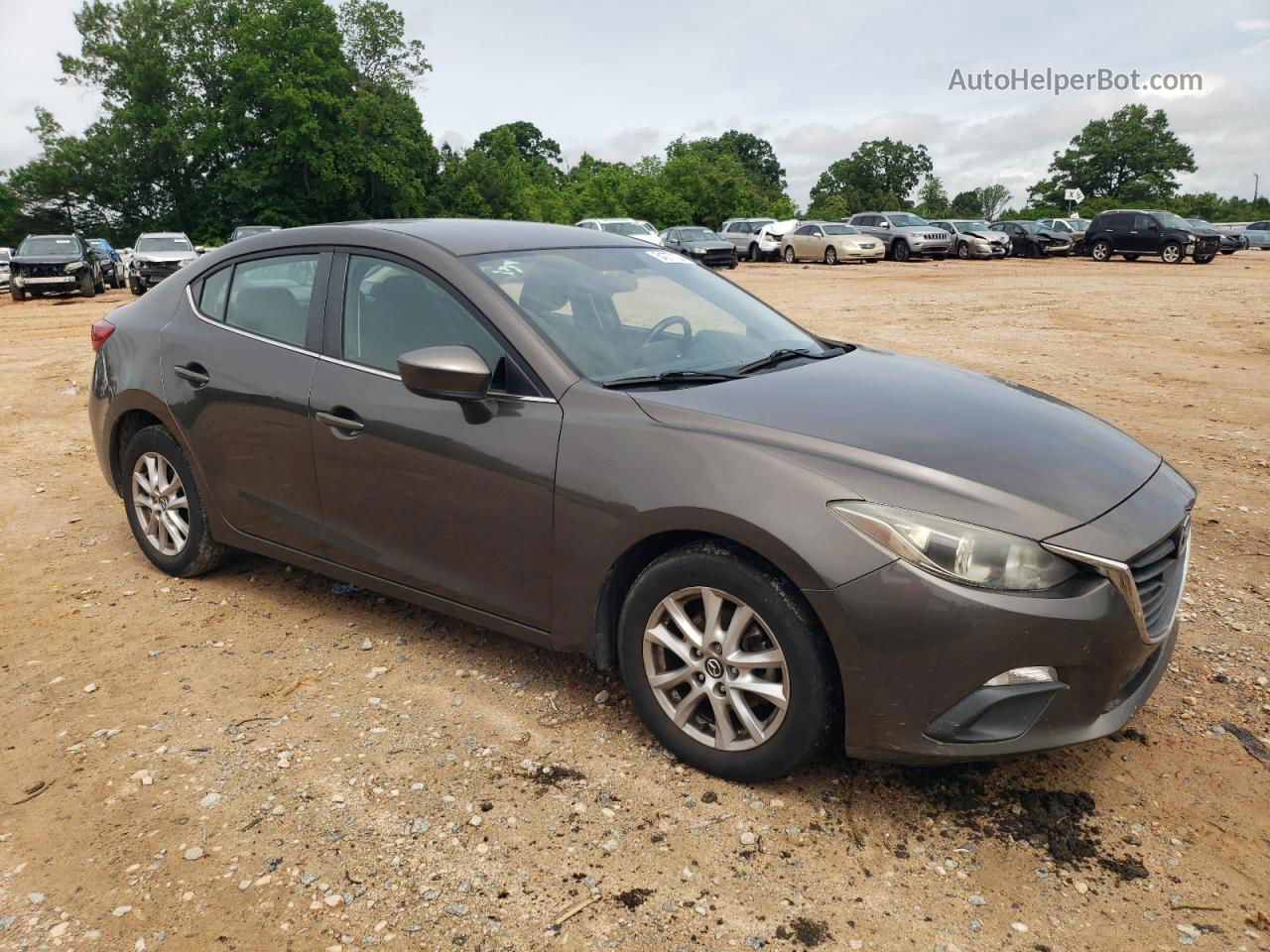 2014 Mazda 3 Touring Gray vin: JM1BM1V70E1113506