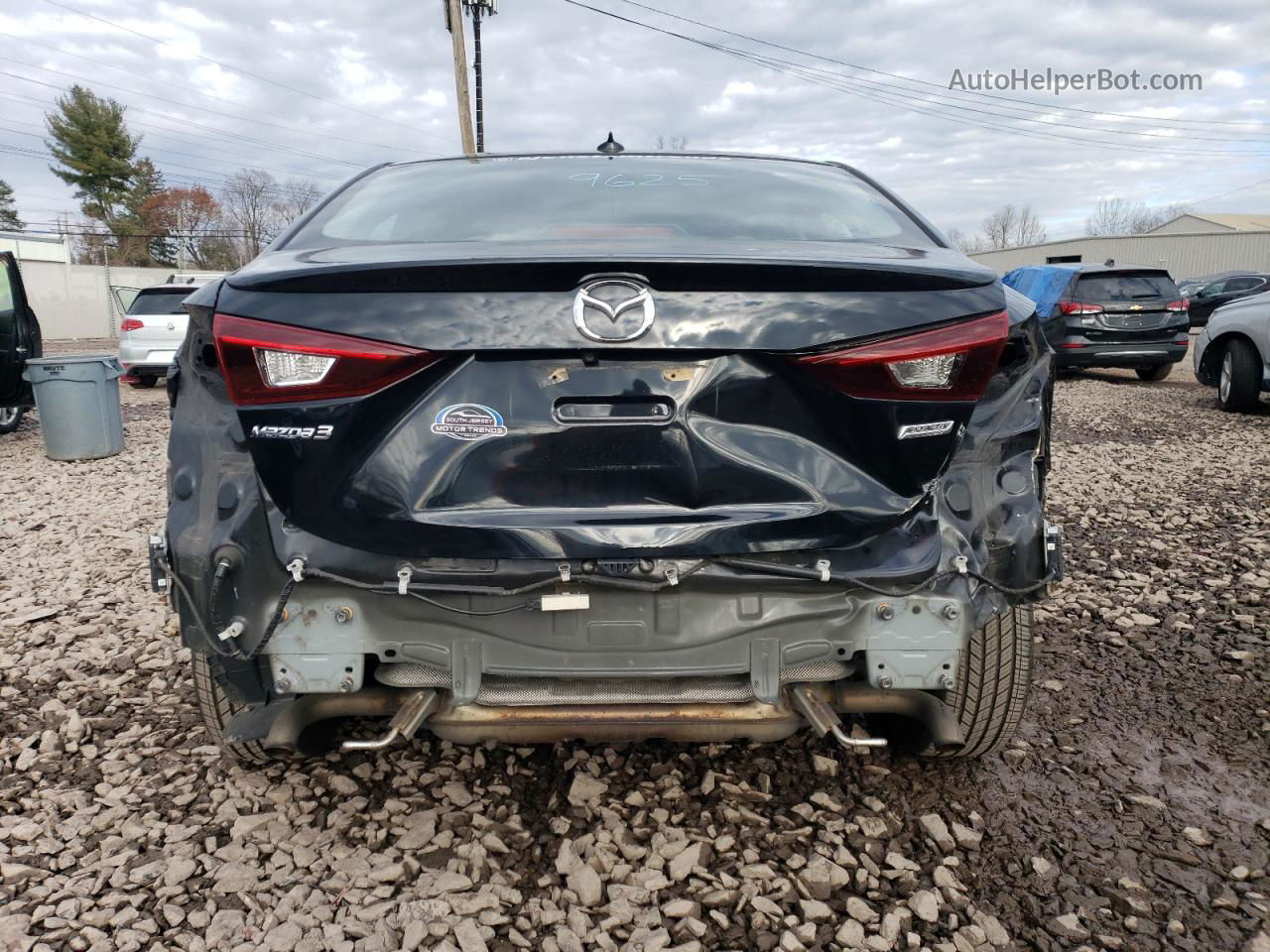 2014 Mazda 3 Touring Black vin: JM1BM1V70E1186990