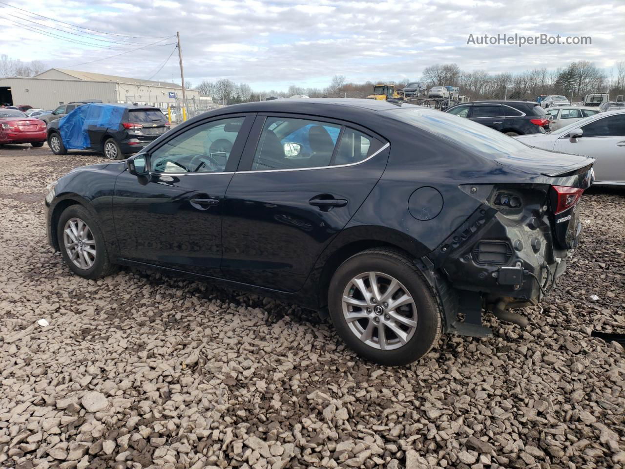 2014 Mazda 3 Touring Black vin: JM1BM1V70E1186990