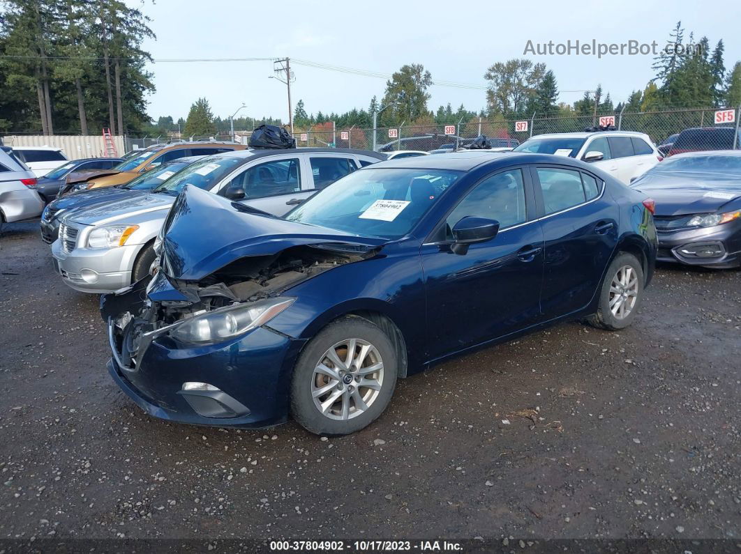 2014 Mazda Mazda3 I Touring Синий vin: JM1BM1V70E1193664