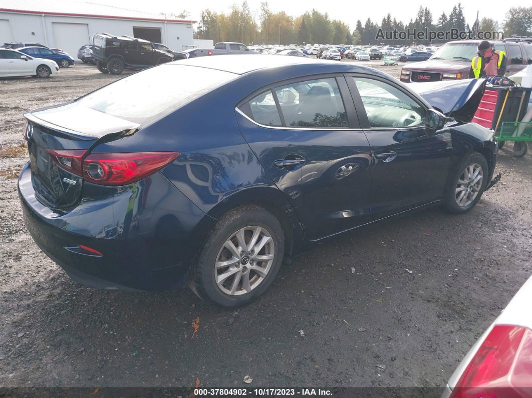 2014 Mazda Mazda3 I Touring Синий vin: JM1BM1V70E1193664