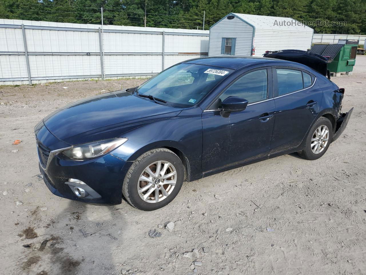 2015 Mazda 3 Touring Blue vin: JM1BM1V70F1269711