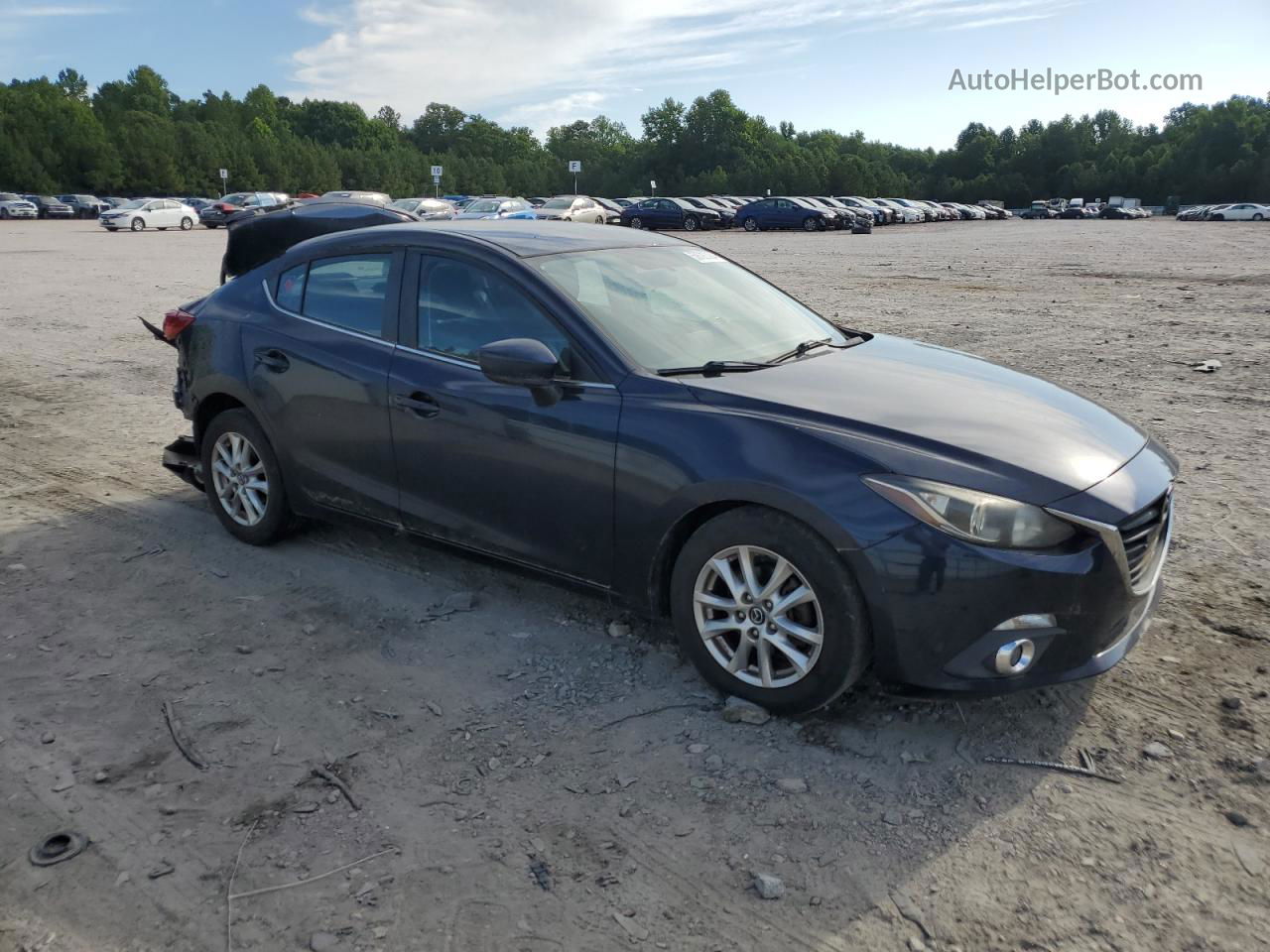 2015 Mazda 3 Touring Blue vin: JM1BM1V70F1269711