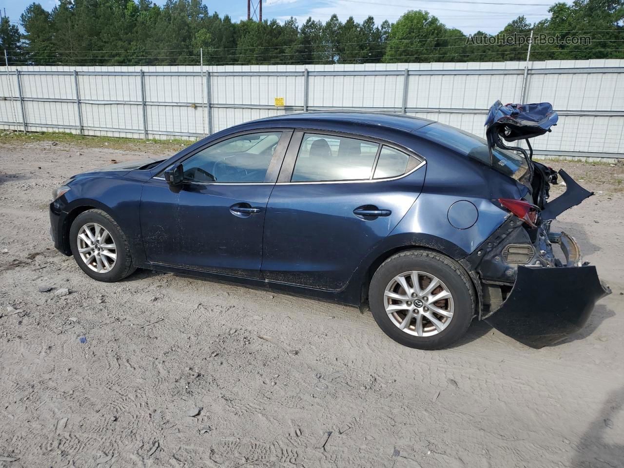 2015 Mazda 3 Touring Blue vin: JM1BM1V70F1269711