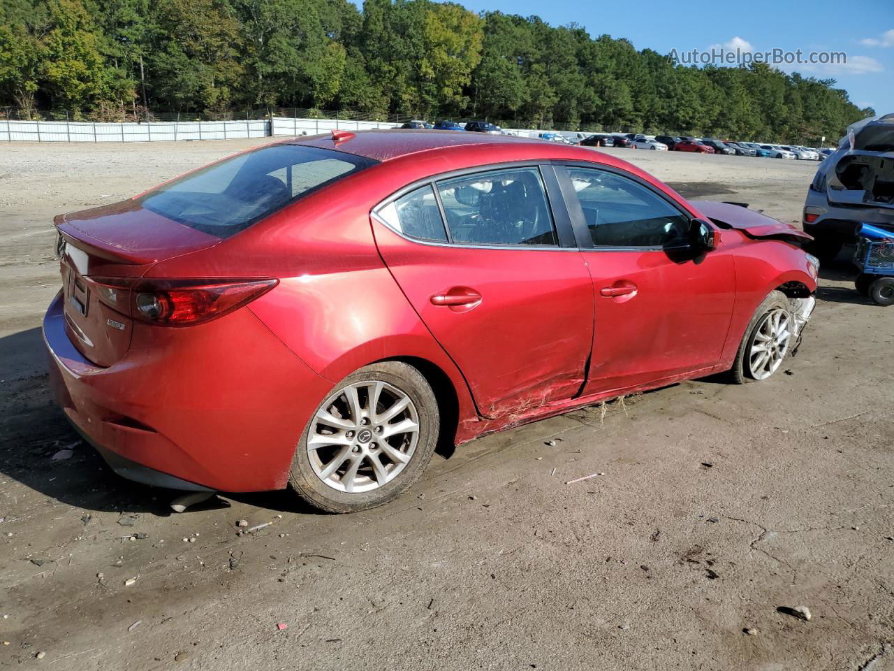 2014 Mazda 3 Touring Red vin: JM1BM1V71E1119931