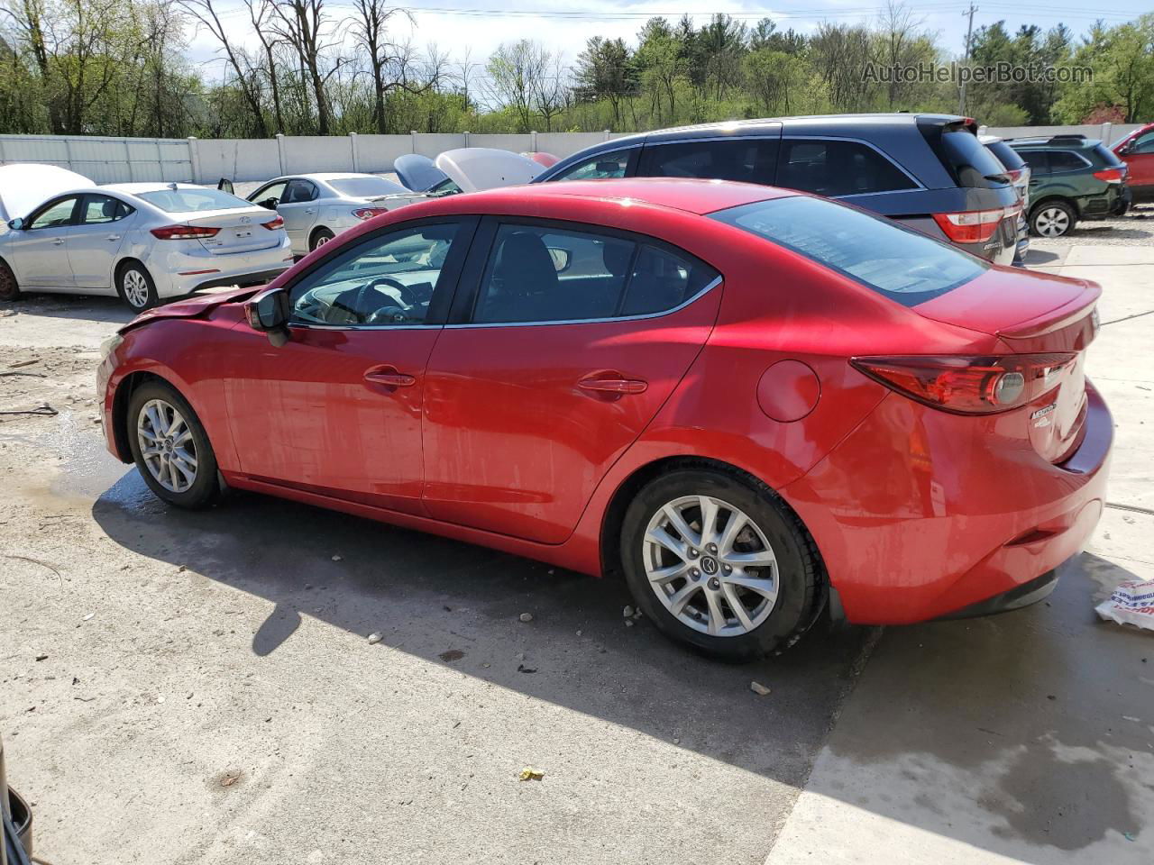 2014 Mazda 3 Touring Red vin: JM1BM1V71E1125681