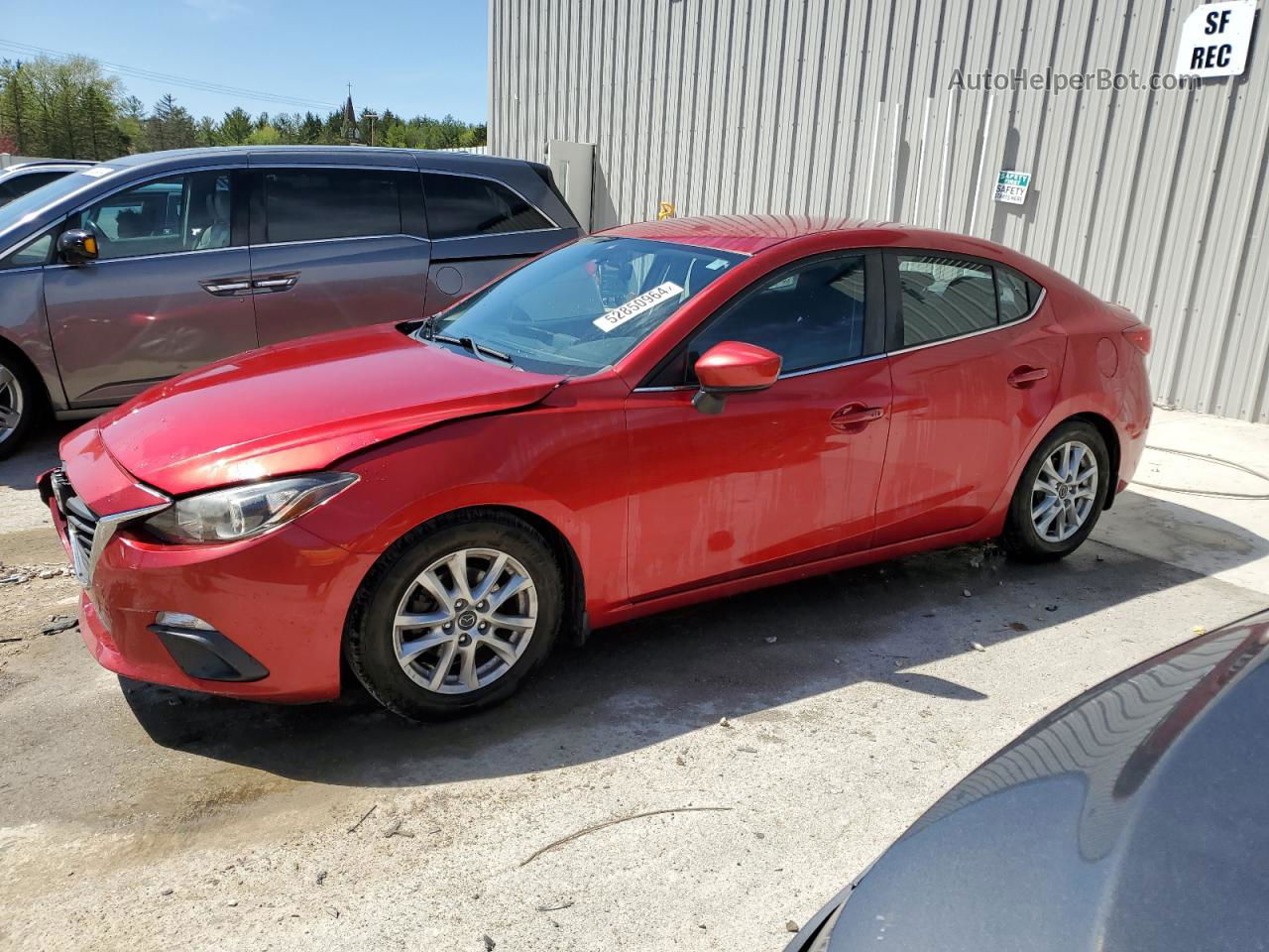 2014 Mazda 3 Touring Red vin: JM1BM1V71E1125681