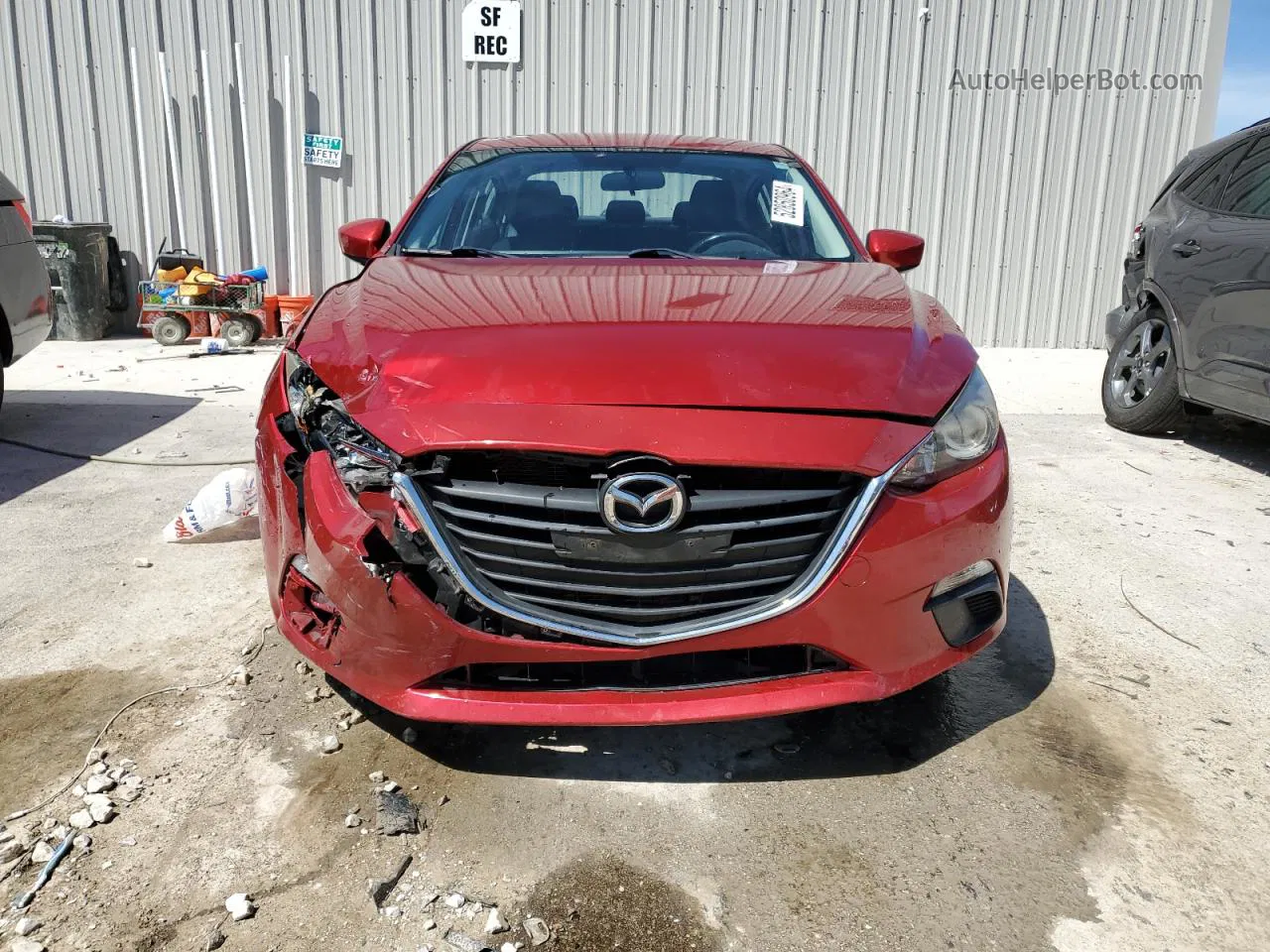 2014 Mazda 3 Touring Red vin: JM1BM1V71E1125681