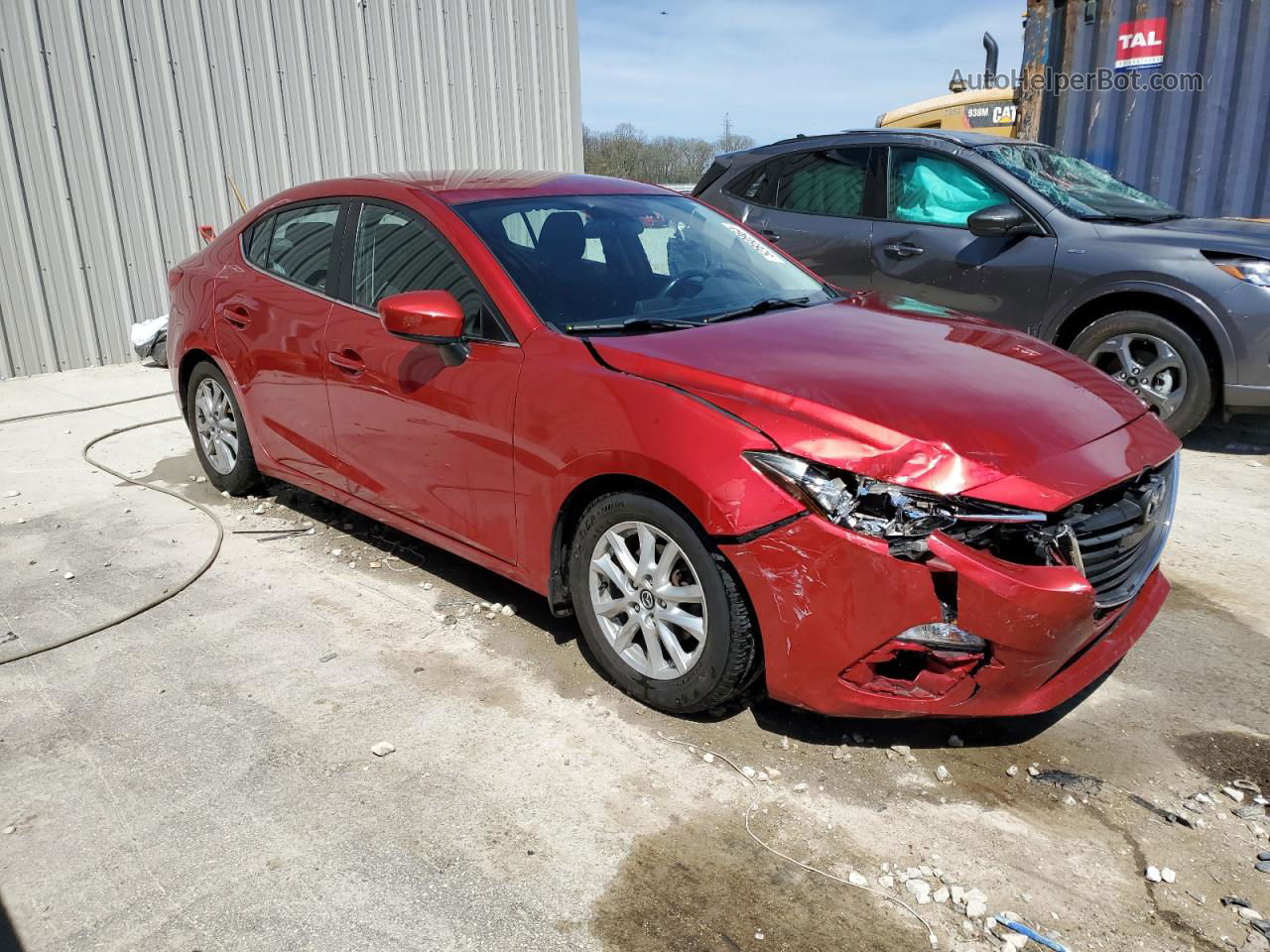 2014 Mazda 3 Touring Red vin: JM1BM1V71E1125681