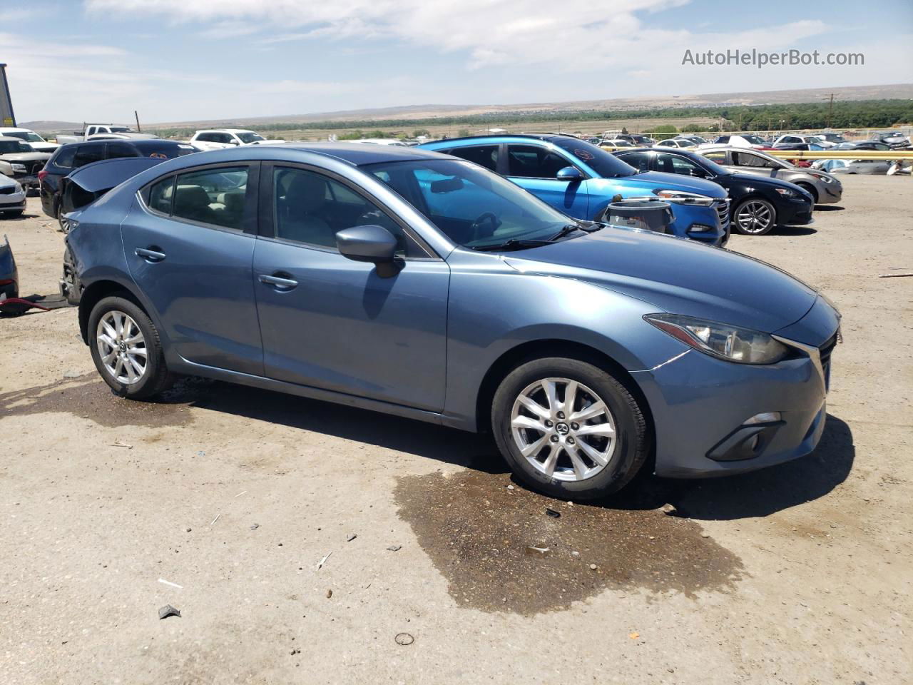 2015 Mazda 3 Touring Синий vin: JM1BM1V71F1248835