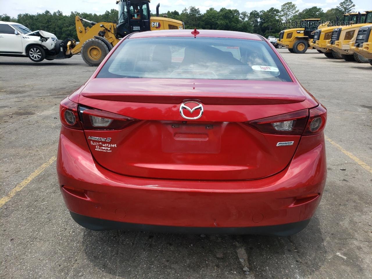 2015 Mazda 3 Touring Red vin: JM1BM1V71F1254876