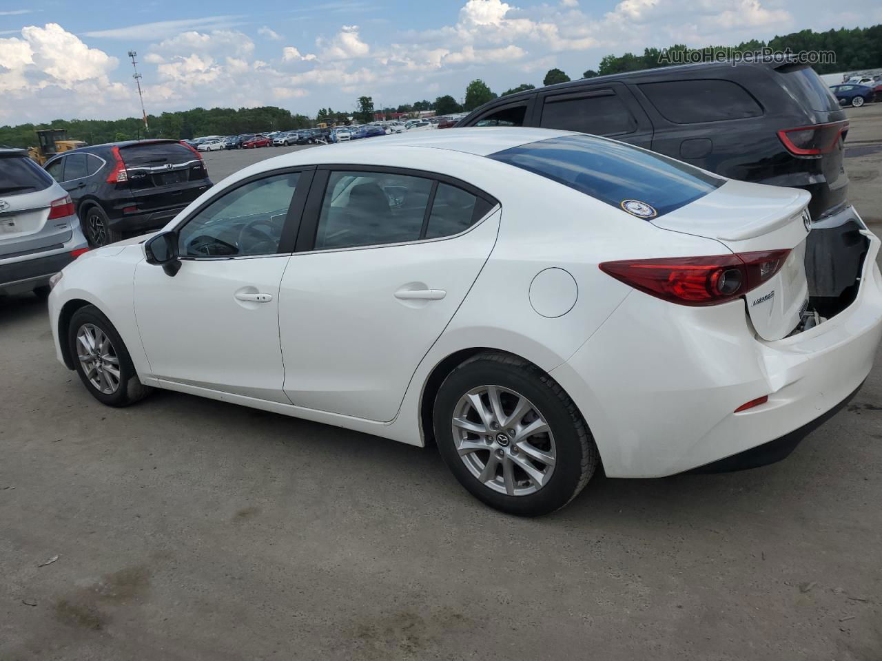 2016 Mazda 3 Touring White vin: JM1BM1V71G1298510