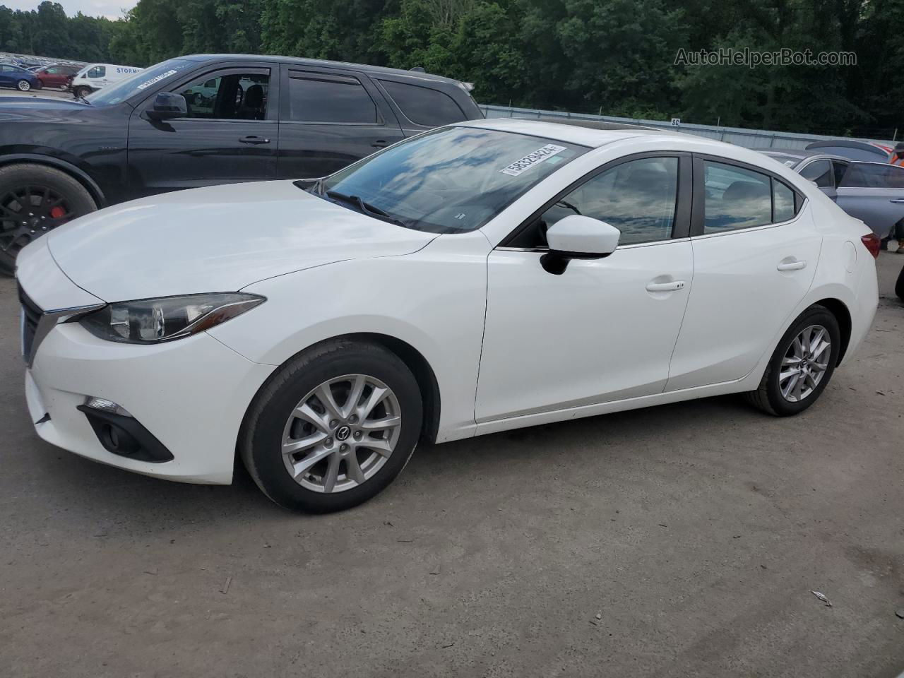 2016 Mazda 3 Touring White vin: JM1BM1V71G1298510