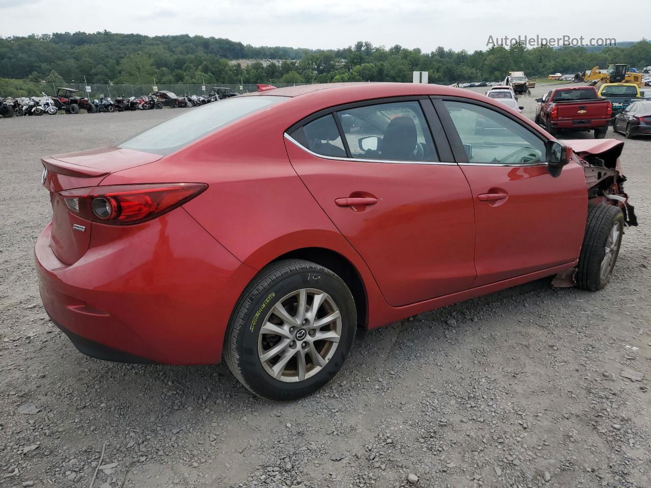 2014 Mazda 3 Touring Красный vin: JM1BM1V72E1121042