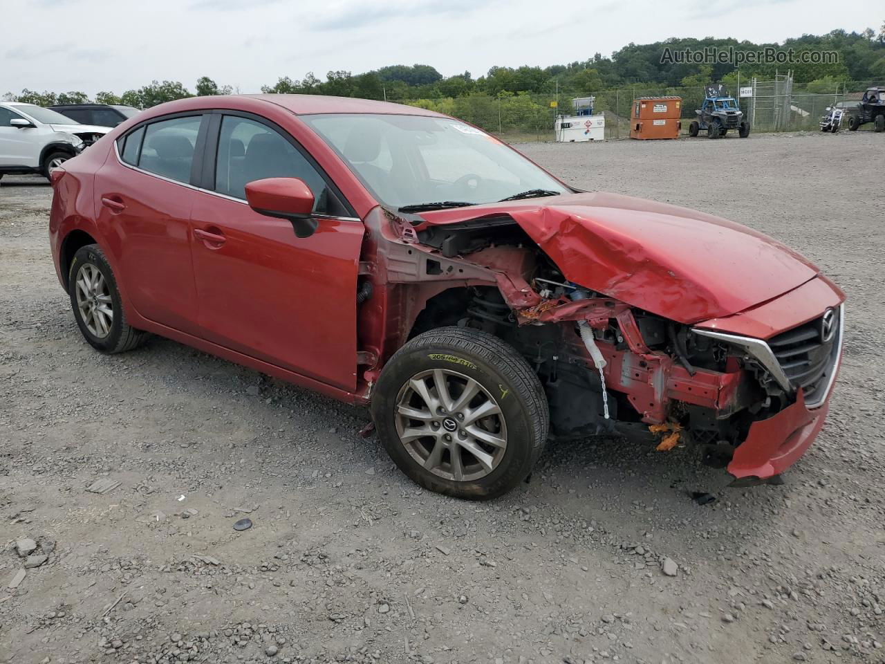 2014 Mazda 3 Touring Red vin: JM1BM1V72E1121042