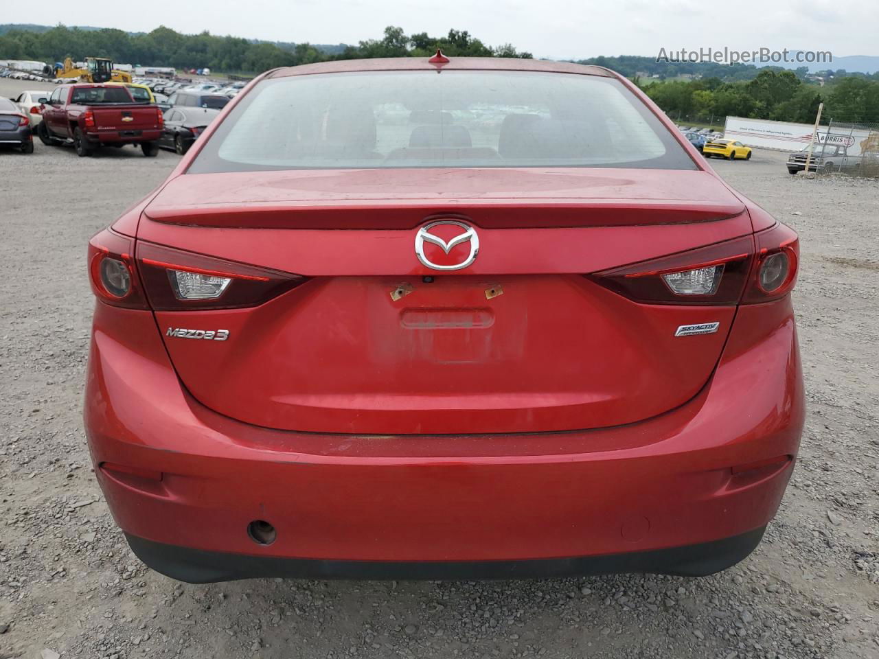 2014 Mazda 3 Touring Красный vin: JM1BM1V72E1121042