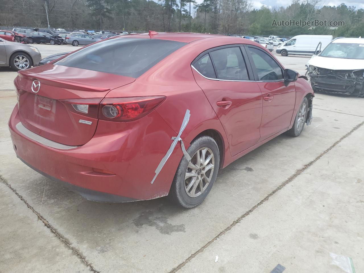 2014 Mazda 3 Touring Red vin: JM1BM1V72E1175120