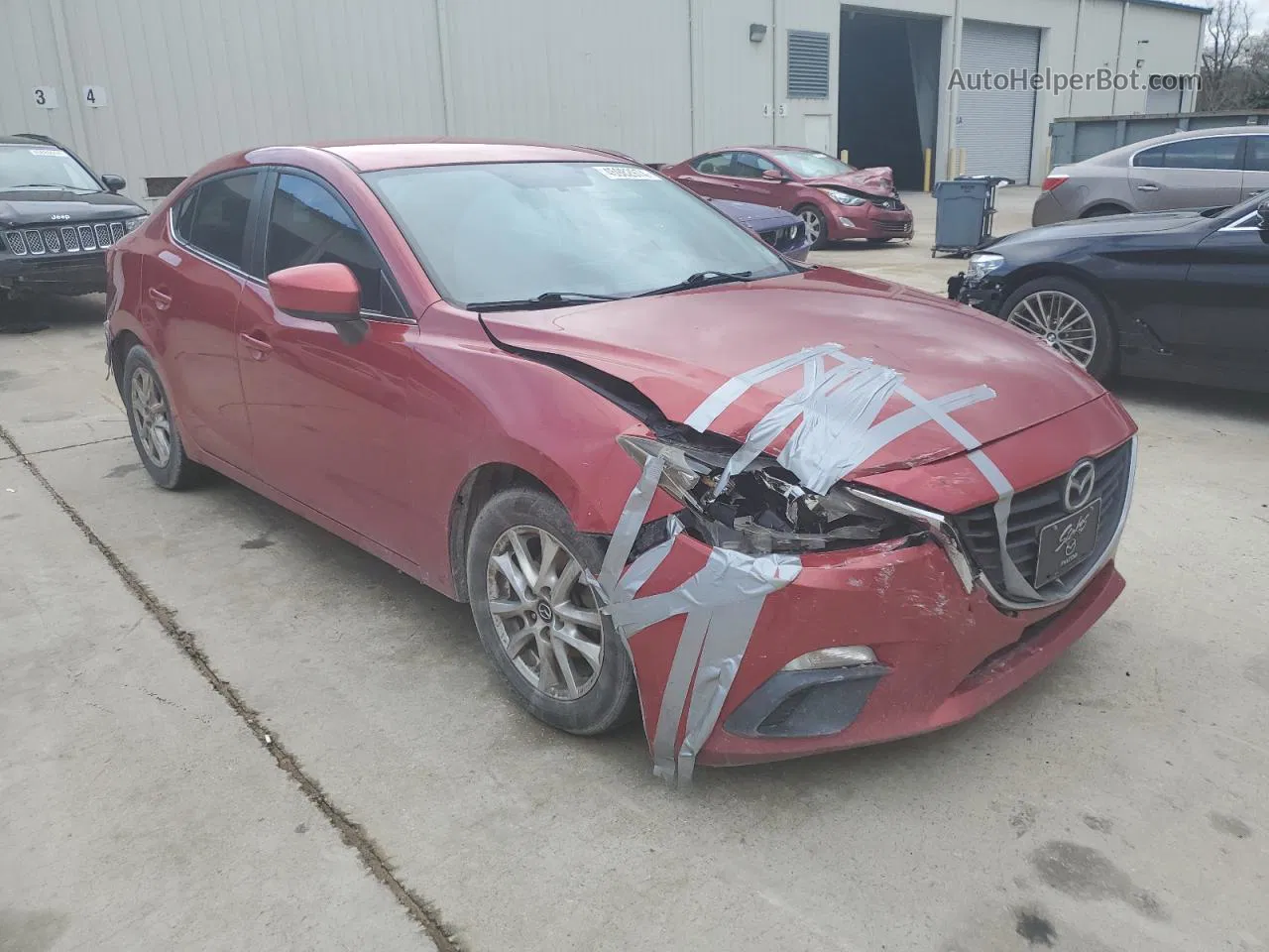 2014 Mazda 3 Touring Red vin: JM1BM1V72E1175120