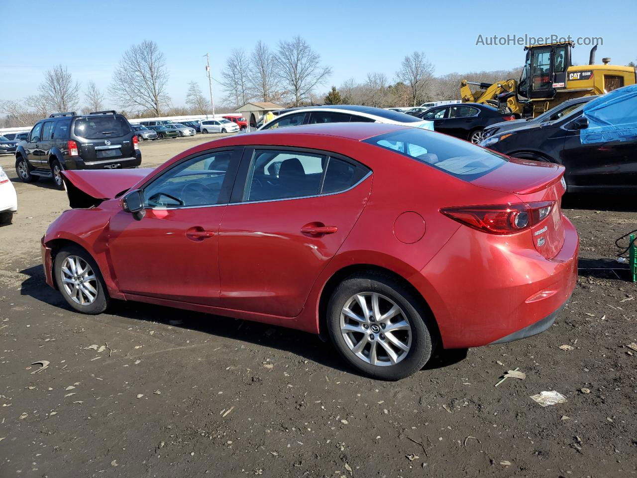 2014 Mazda 3 Touring Красный vin: JM1BM1V72E1181273