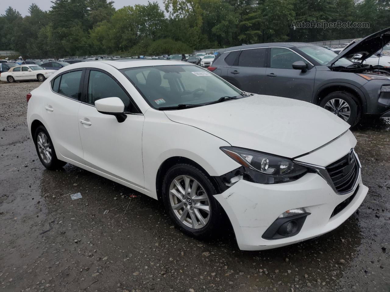 2016 Mazda 3 Touring Белый vin: JM1BM1V72G1284437