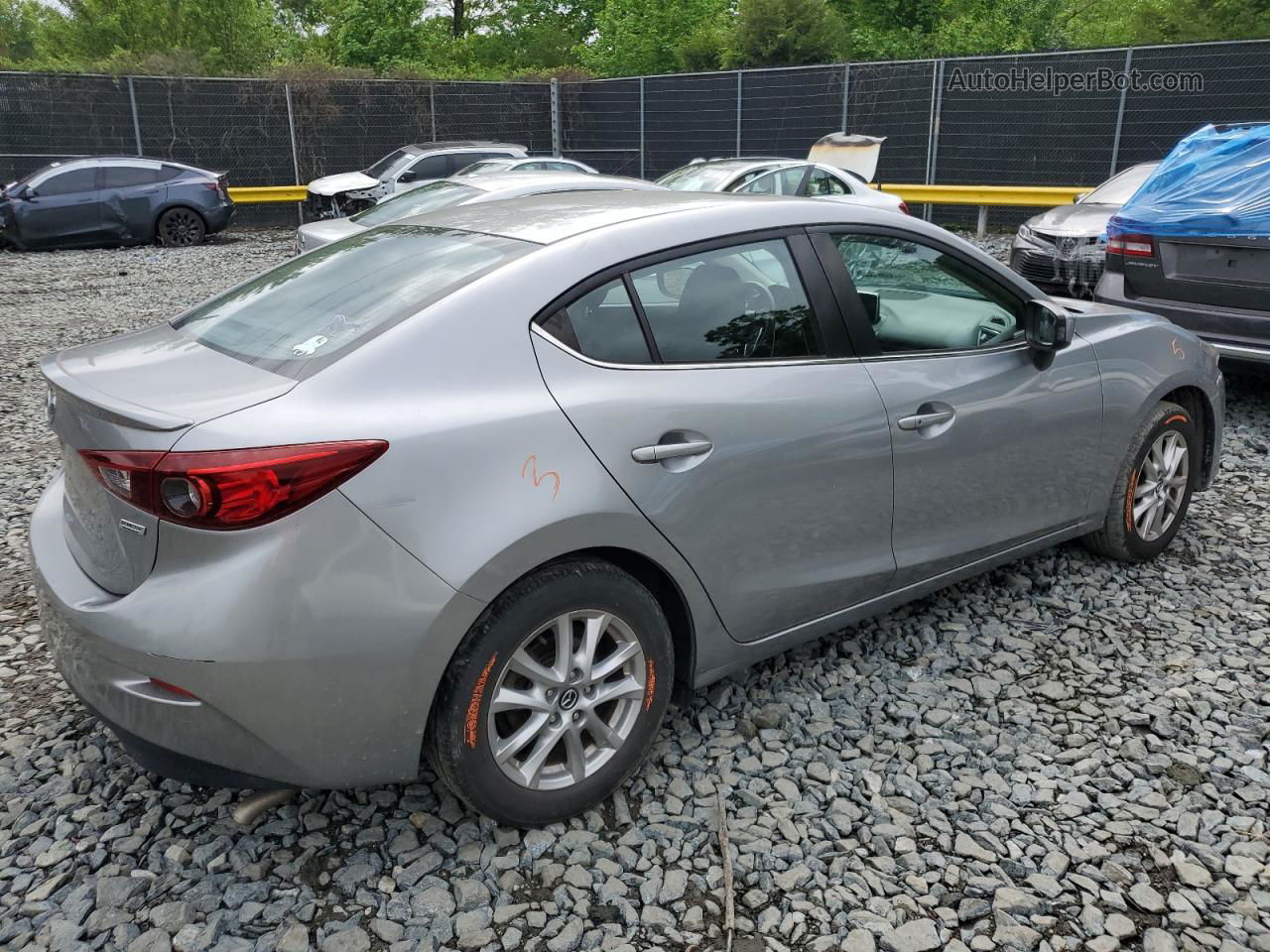 2016 Mazda 3 Touring Silver vin: JM1BM1V72G1344748