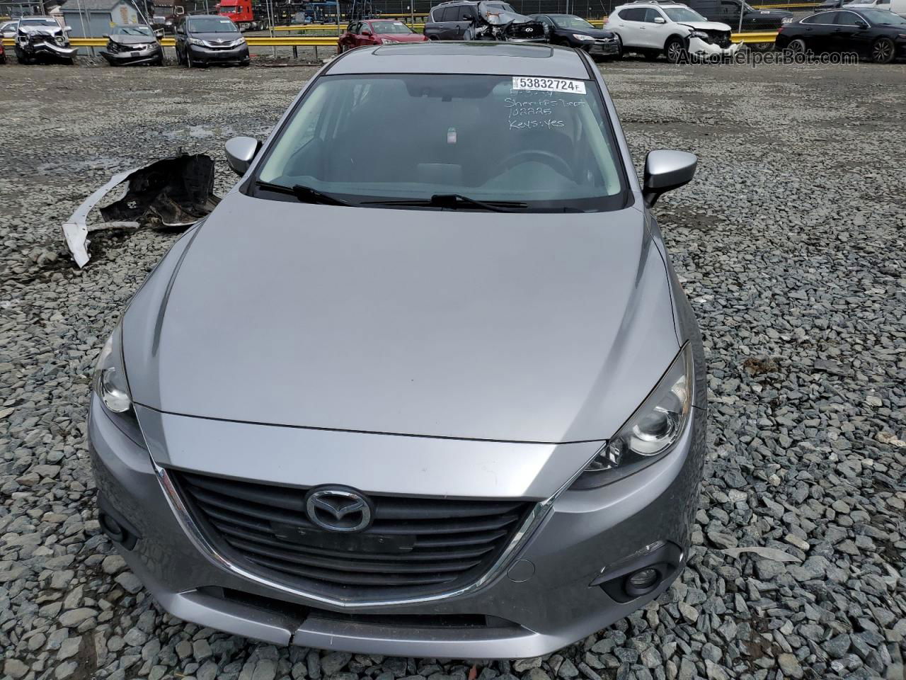 2016 Mazda 3 Touring Silver vin: JM1BM1V72G1344748