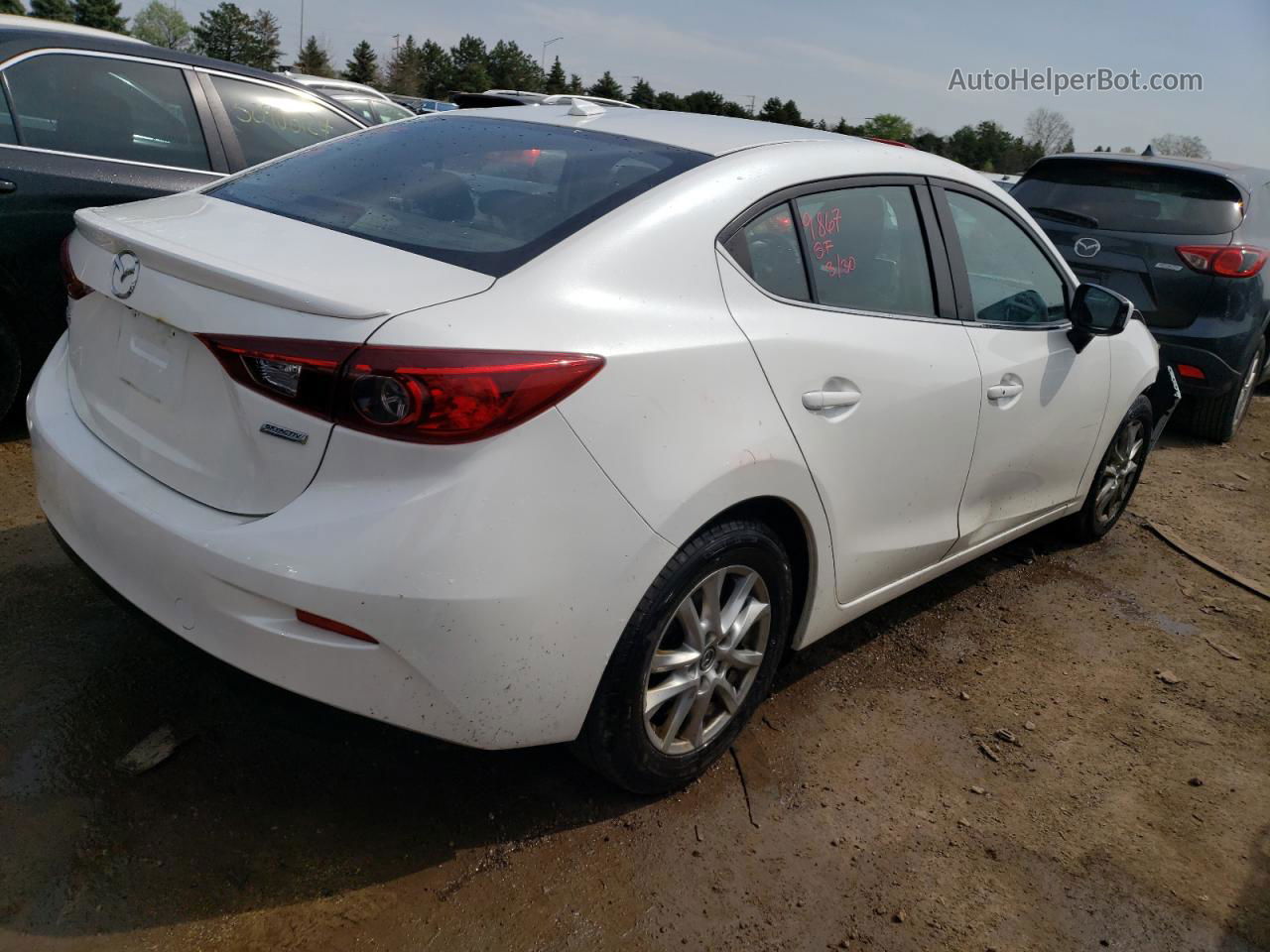 2014 Mazda 3 Touring Белый vin: JM1BM1V73E1113600