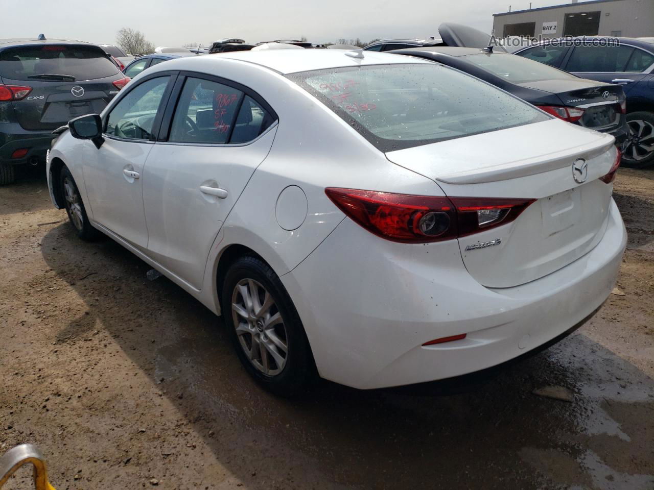 2014 Mazda 3 Touring White vin: JM1BM1V73E1113600