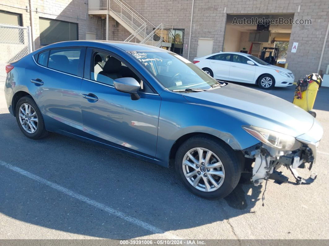 2014 Mazda Mazda3 I Touring Light Blue vin: JM1BM1V73E1116870