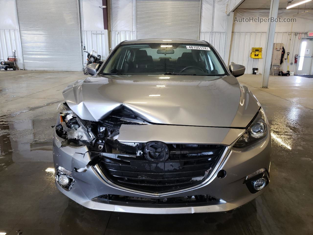 2014 Mazda 3 Touring Silver vin: JM1BM1V73E1149173