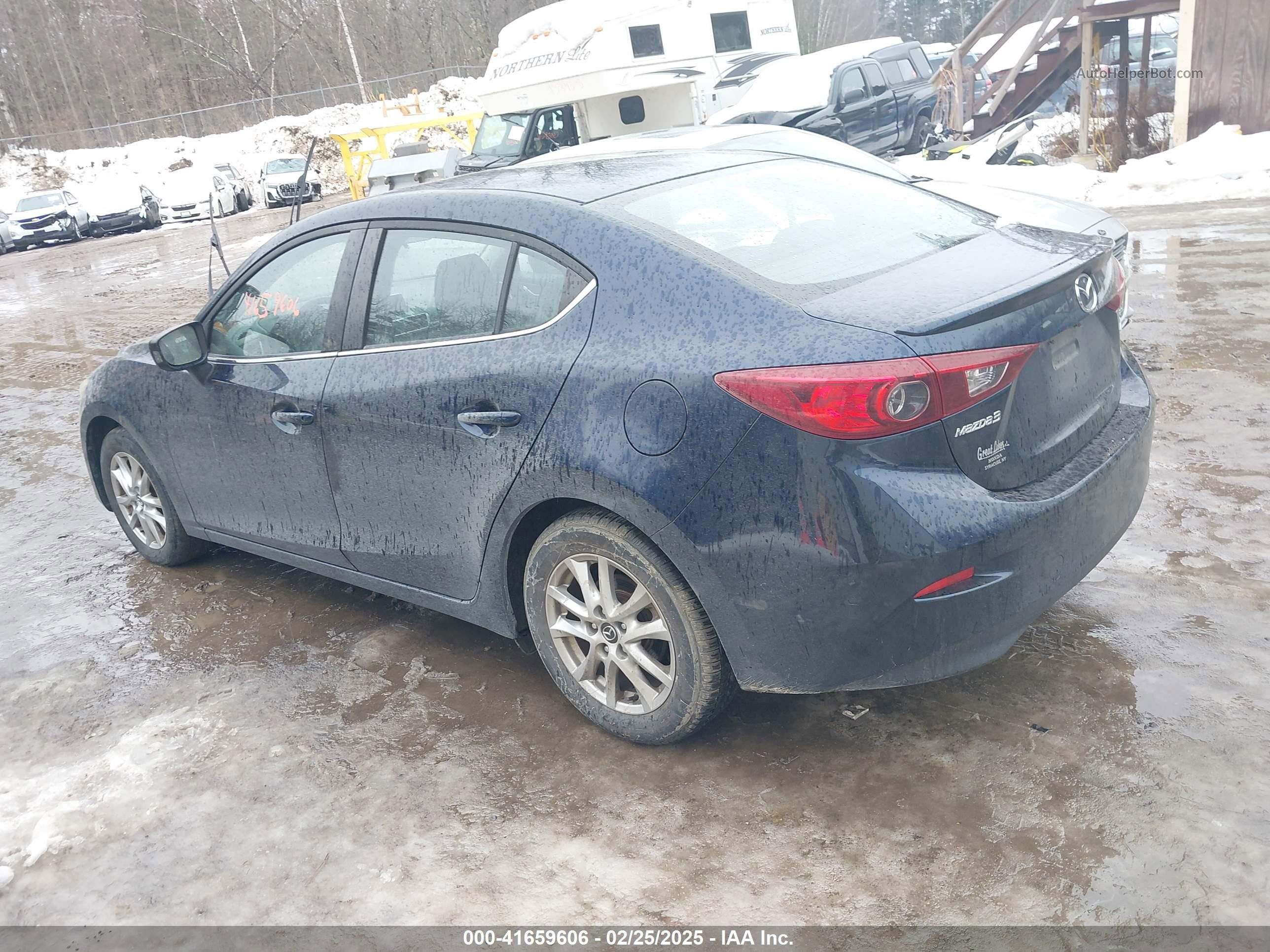 2014 Mazda Mazda3 I Touring Blue vin: JM1BM1V73E1154549