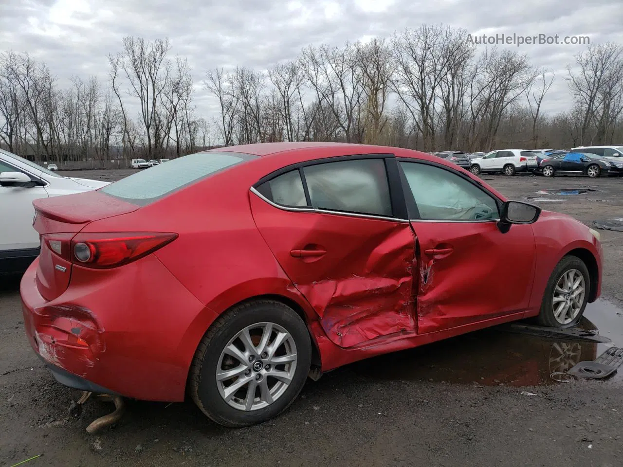 2014 Mazda 3 Touring Red vin: JM1BM1V73E1170721