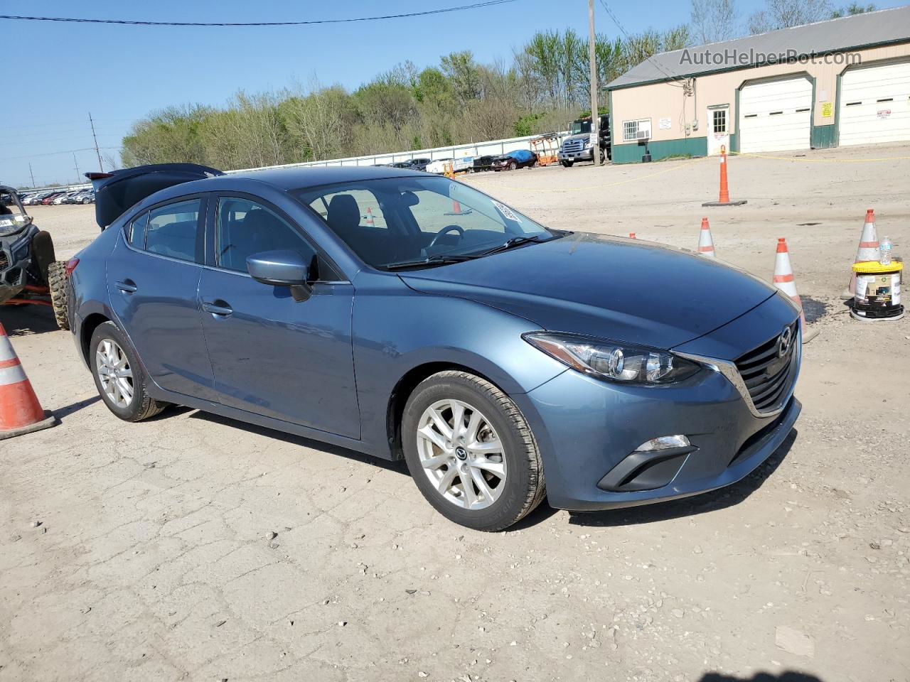 2014 Mazda 3 Touring Gray vin: JM1BM1V73E1179466