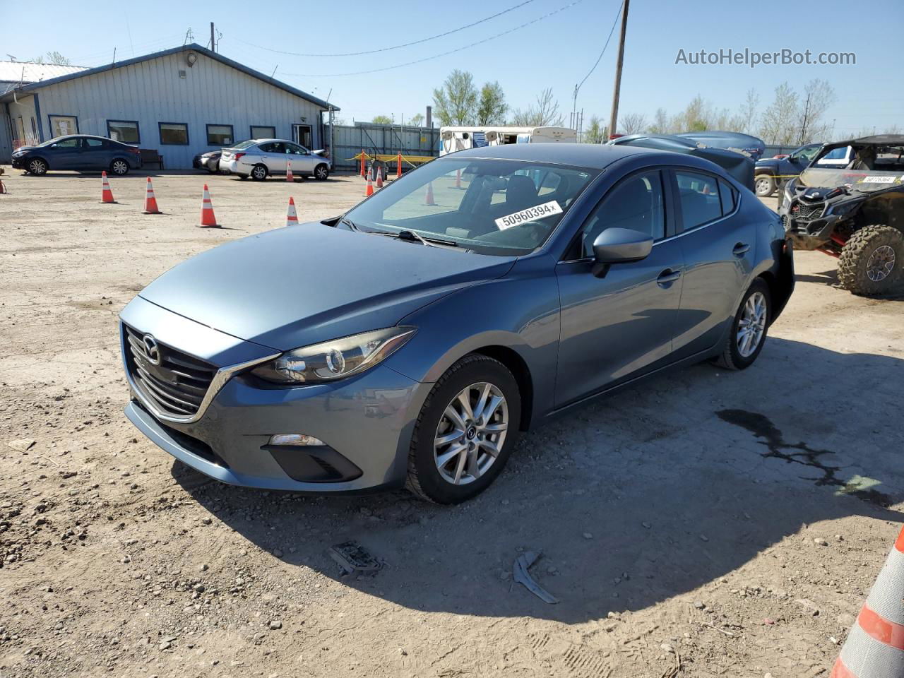 2014 Mazda 3 Touring Gray vin: JM1BM1V73E1179466