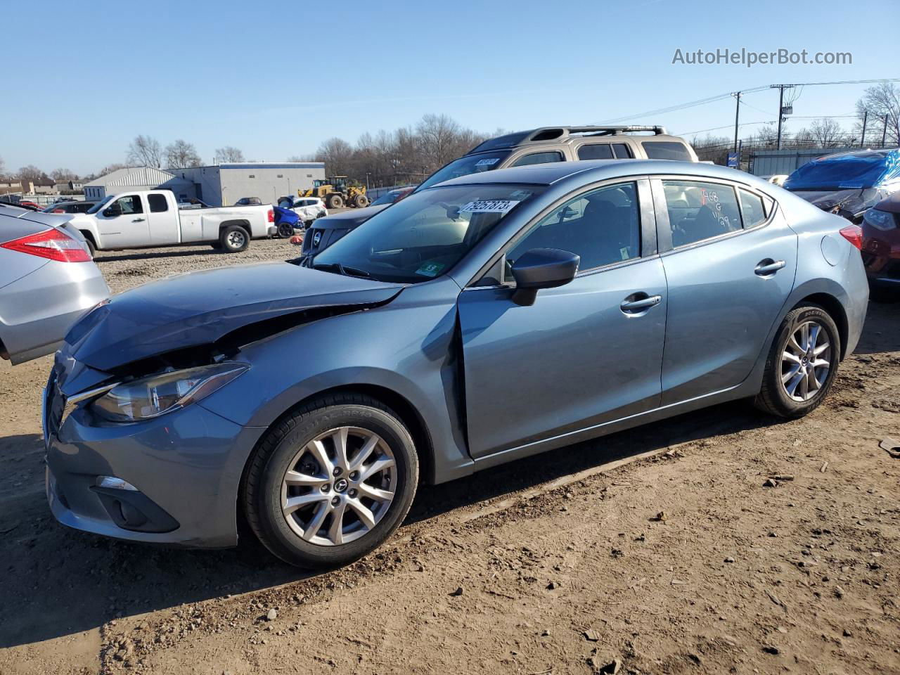 2016 Mazda 3 Touring Blue vin: JM1BM1V73G1324606