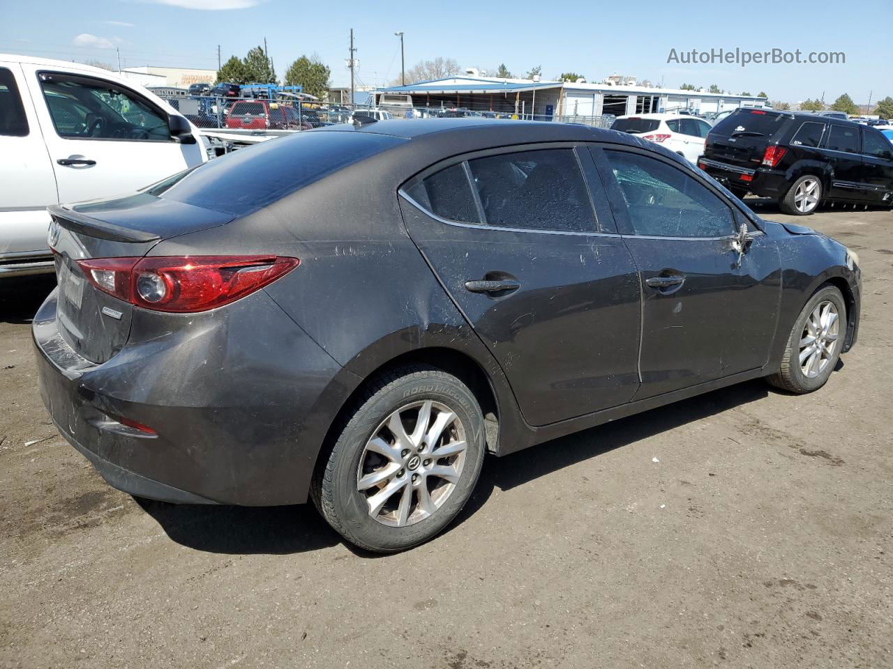 2014 Mazda 3 Touring Gray vin: JM1BM1V74E1107241